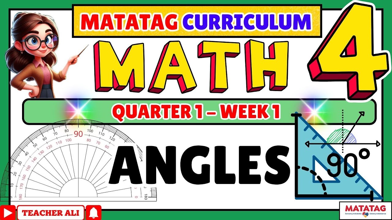 GRADE 4 MATH 4 QUARTER 1 WEEK 1 MATATAG - ANGLES #matatagcurriculum ...