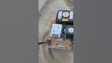Soil compaction for level #construction #floor #concrete #foundation #shorts #ytshorts