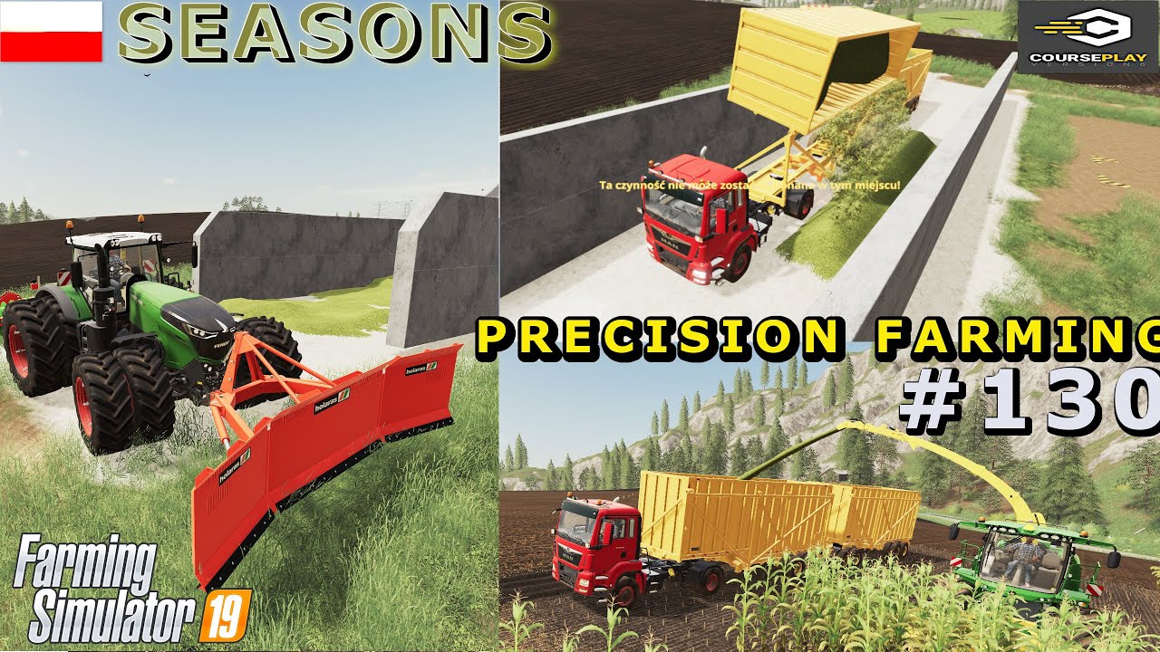 Robimy Kiszonke Seasons Farming Simulator 19 gameplay pl #130 - YouTube