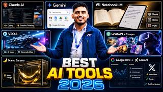 Best Free AI Tools for Every Work in 2026 🔥