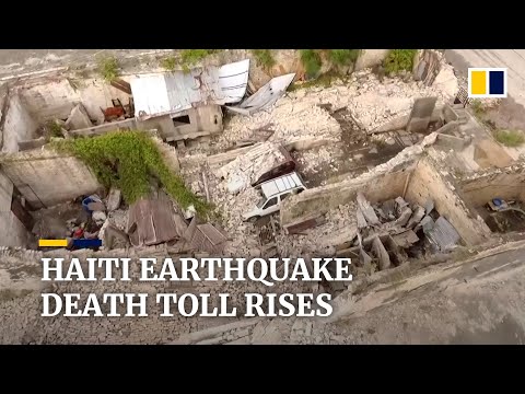 Haiti earthquake death toll nears 1,300 as rescuers search for survivors ahead of tropical storm