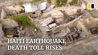 Haiti earthquake death toll nears 1,300 as rescuers search for survivors ahead of tropical storm