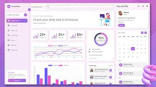 Modern Responsive Admin Dashboard | Light & Dark Mode | HTML CSS JS | Complete Design Tutorial 2026