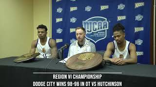 Dodge City MBB Region VI Championship postgame