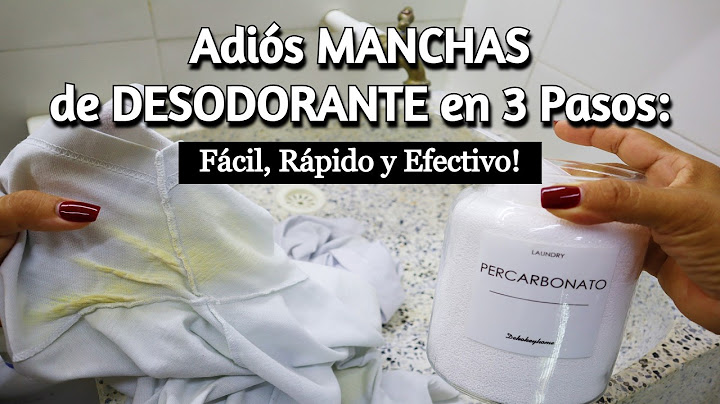 🟣 Cómo Quitar MANCHAS DE DESODORANTE con PERCARBONATO en Segundos? |Tips de Limpieza | Vlogs de Aseo