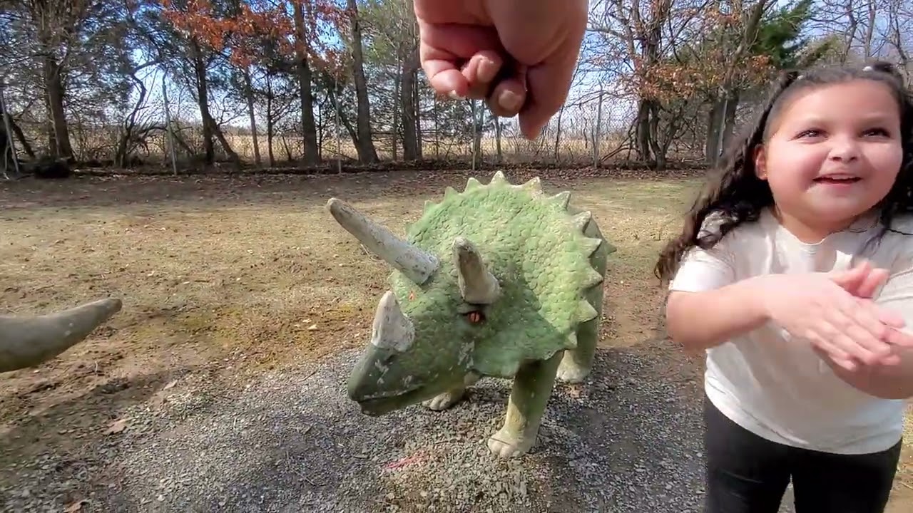 Miren todos los dinosaurios que hay aqui😍😍😍😍