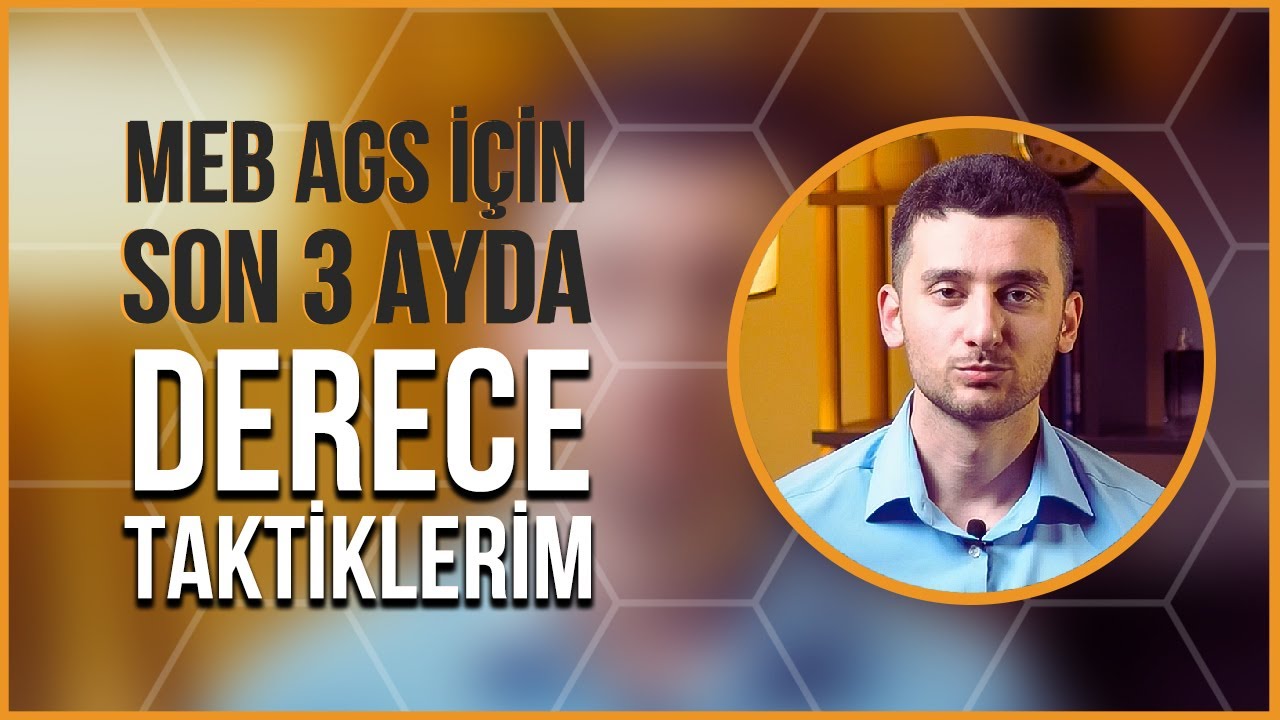 SON 90 GÜN! MEB AGS'DE Derece Yapmak İçin En Etkili Taktiklerimi Anlattım! #AGS2025