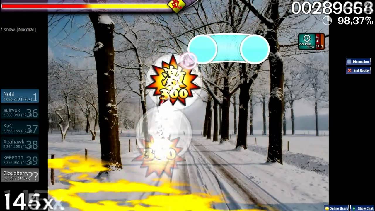 Osu Fripside Memory Of Snow Normal Youtube