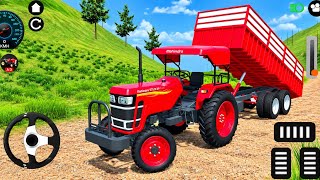 Sawraj 4x4 and 2 लोडिंग ट्रॉली🚜Real Indian Tractor Simulator 2🚜 | Tractor Driving Simulator Gameplay screenshot 3