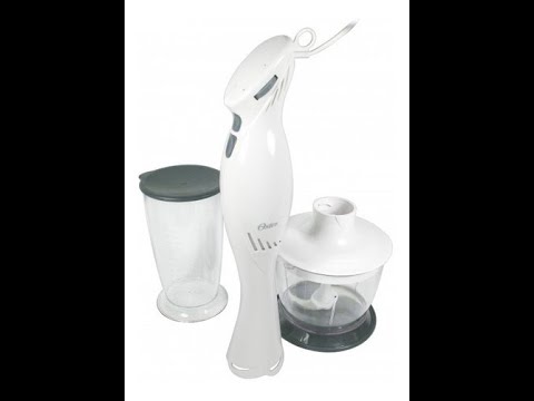Oster Kit de preparación de alimentos, pequeño aparato de cocina con  batidora de mano de inmersión, cuchillo eléctrico y mini picadora de  verduras de