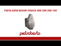 Twin Arm Mixer FENICE PIETROBERTO - Impastatrice a bracci tuffanti PIETROBERTO - 160 200 300 400