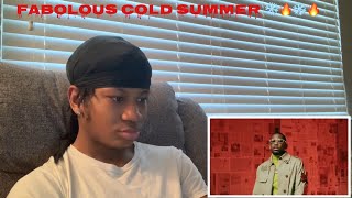 Fabolous - Cold Summer | Reaction