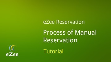 How to Add Manual Bookings in eZee Reservation Online Hotel Booking Engine?