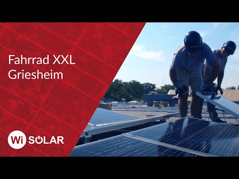 Wi SOLAR: Referenzprojekt Fahrrad XXL Griesheim