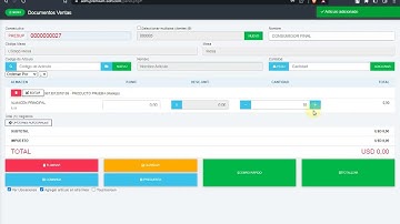 Emitir Una Cotización Sistema Administrativo Web