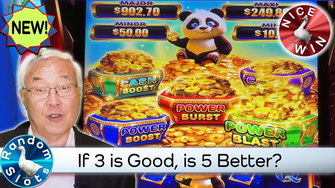 Игровой автомат Five Fortunes Panda Приятный бонус