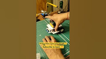 wireless robot control using the microbit 🔥| microbit robot communication 🔥#shorts #microbit