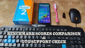 tecno spark power 2 bencmark scores test & otg support check