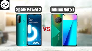 Tecno Spark Power 2 vs Infinix Note 7; which is better?