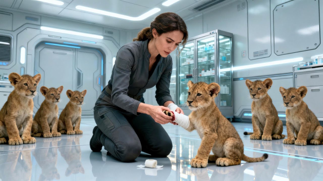 She Saw a Cub Struggling With Its Paw—Others Watched in Silence as She Rebandaged It With Human Care