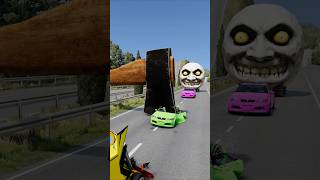 Giant Axe Crushing Colourful Cars 🚘🤯
