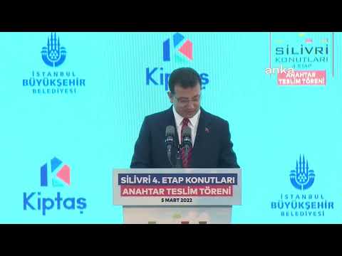 İBB Başkanı Ekrem İmamoğlu, KİPTAŞ Silivri 4. Etap Konutları'nın Anahtar Teslim Töreni'nde Konuşuyor