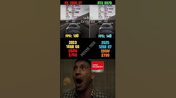 RTX 5070 vs RX 7800 XT which is the best choice for gamers #pcgaming #rx7800xt #rtx5070