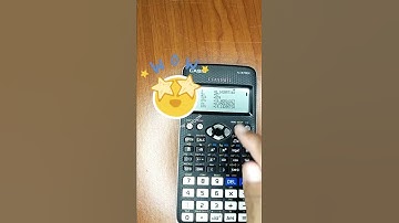 How to Use Casio Classwiz in Correlation & Regression