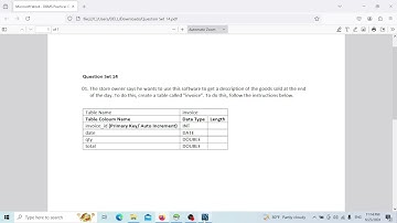 DBMS Question Set 14