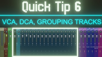 Group your tracks (VCA, DCA, Grouping) | Quick Tips #6 | FL Studio