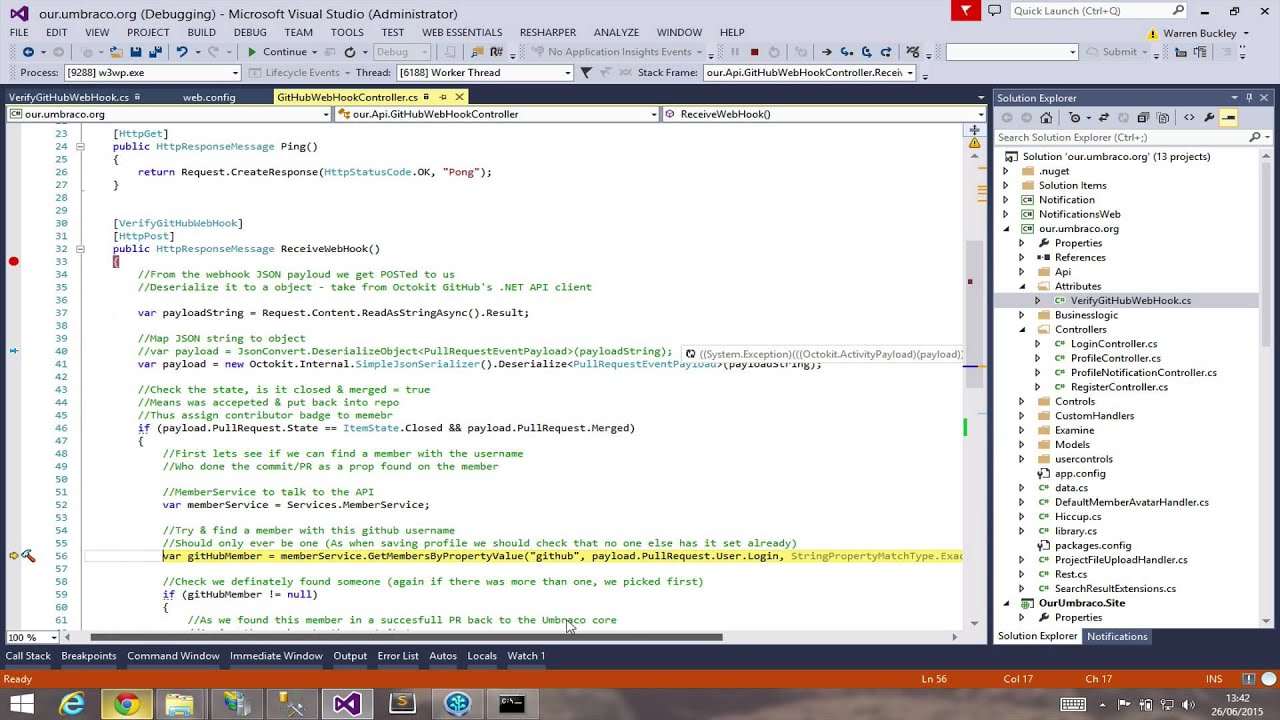 GitHub WebHook PR - YouTube