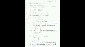 (MA4151) Questions and Answers