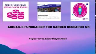 Abigail's fundraiser for Cancer Research UK