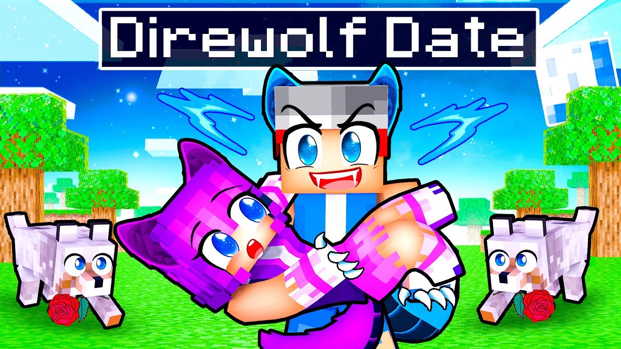 Going on a DIREWOLF Date in Minecraft!