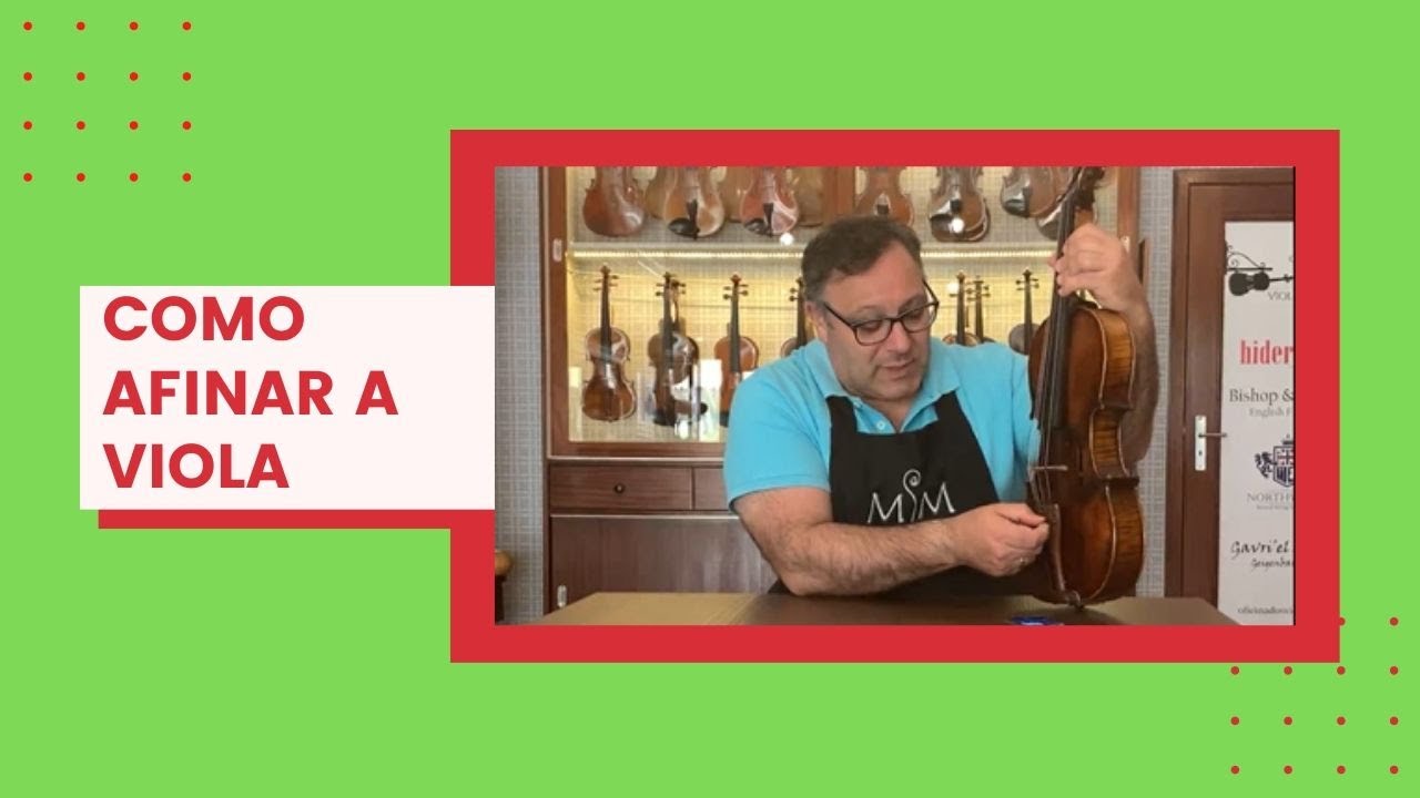 Como Afinar uma Viola de Arco usando uma aplicação