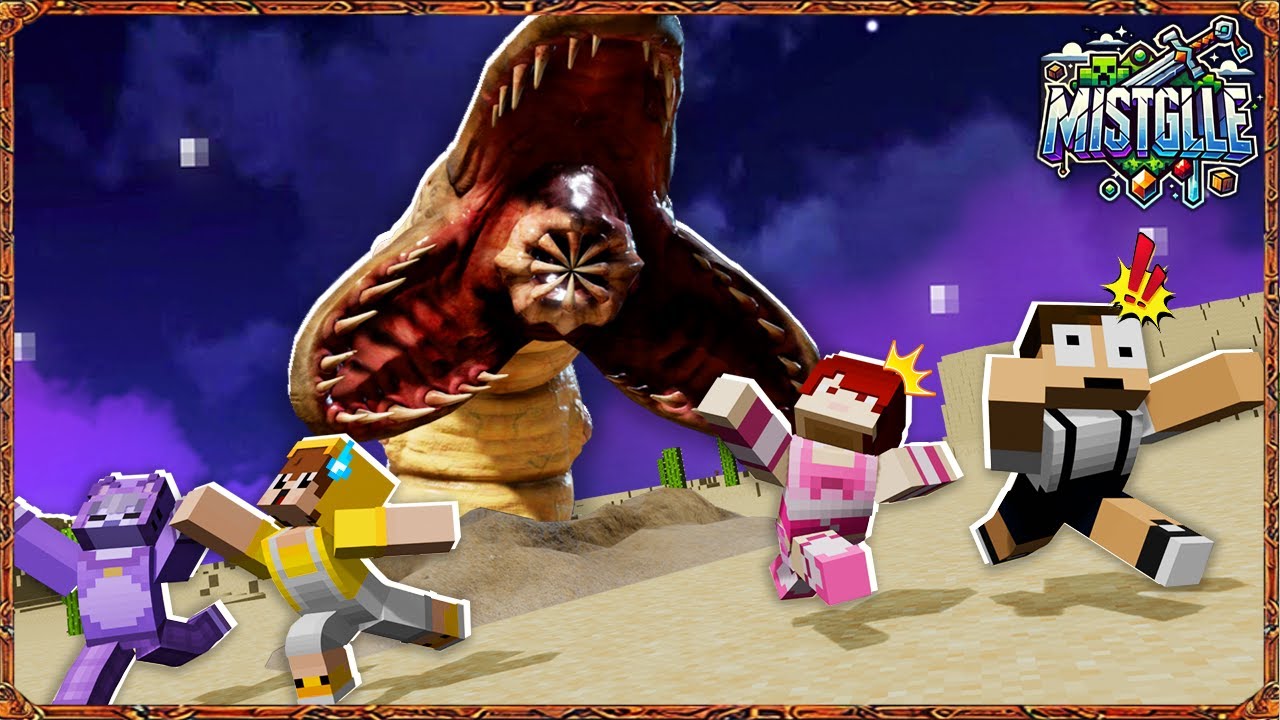 Minecraft RPG] Escape from the giant earthworms lurking in the