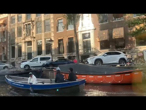 #Netherlands, Amsterdam/Нидерланды, Амстердам/Прогулка по каналам Амстердама/сентябрь 2022г 🇳🇱