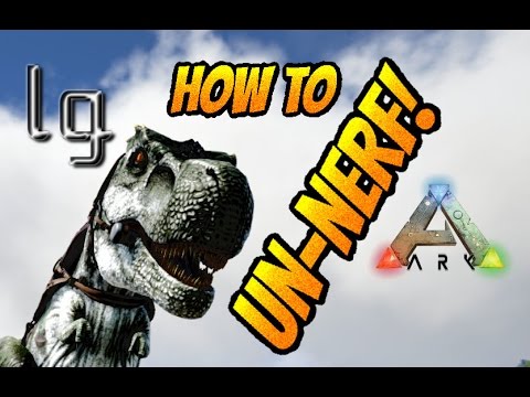 Ark: Survival Evolved - How to Revert Tame Dino Nerf ( Tutorial )