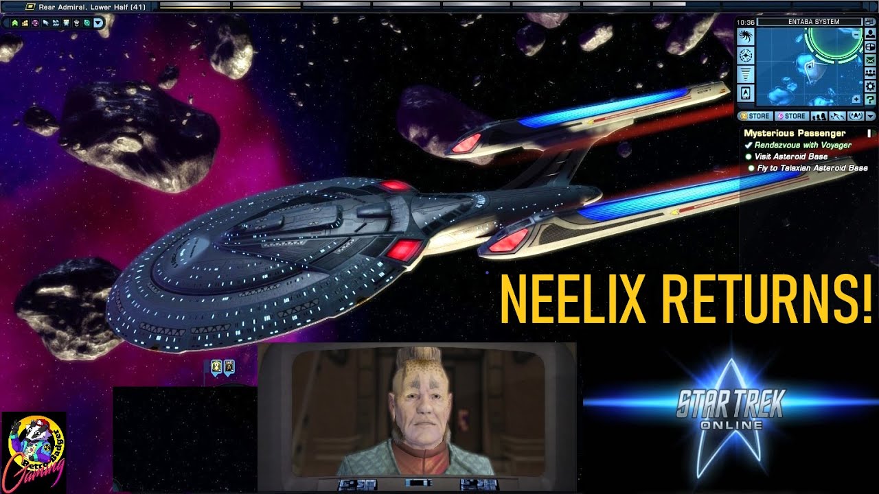 Star Trek Online Walkthrough "Reunion" Delta Quadrant Tuvoc, Janeway Neelix Full Commentary
