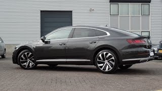 Volkswagen New 2018 Arteon R-Line Mangan Grey Metallic 19 Inch Montevideo Walk Around & Detail