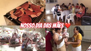 NOSSO DOMINGO DIA DAS MÃES + ANIVERSÁRIO ❤️ ALMOÇO , CAFÉ DA TARDE E SURPRESA DA NOSSA MÃES 🥹❤️