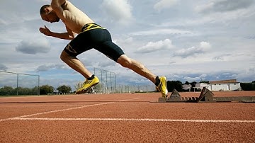 240fps Slow Motion Sprint Start | David Gain