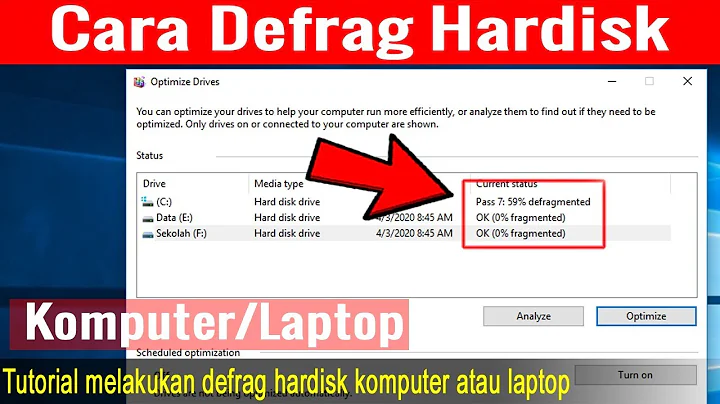 How to Defrag a Computer or Laptop Hard Drive