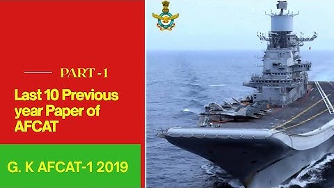 AFCAT 1 - 2019  : Question Papers With Solutions #PART1(English/Hindi) - By Crack Defence Exam