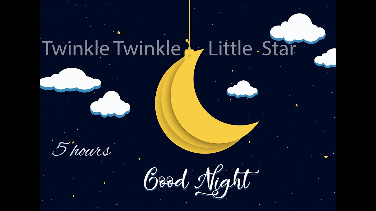 To Go To Sleep❤️TWINKLE TWINKLE LITTLE STARS❤️❤️5hours/Baby Music/Baby Sleeping Music 5 Hours Long.