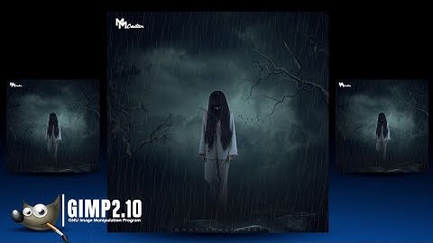 Alone In Rainy Night - GIMP Manipulation Tutorial | Photoshop editing in GIMP | Codingcreator