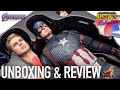 Hot Toys Captain America Avengers Endgame Unboxing & Review