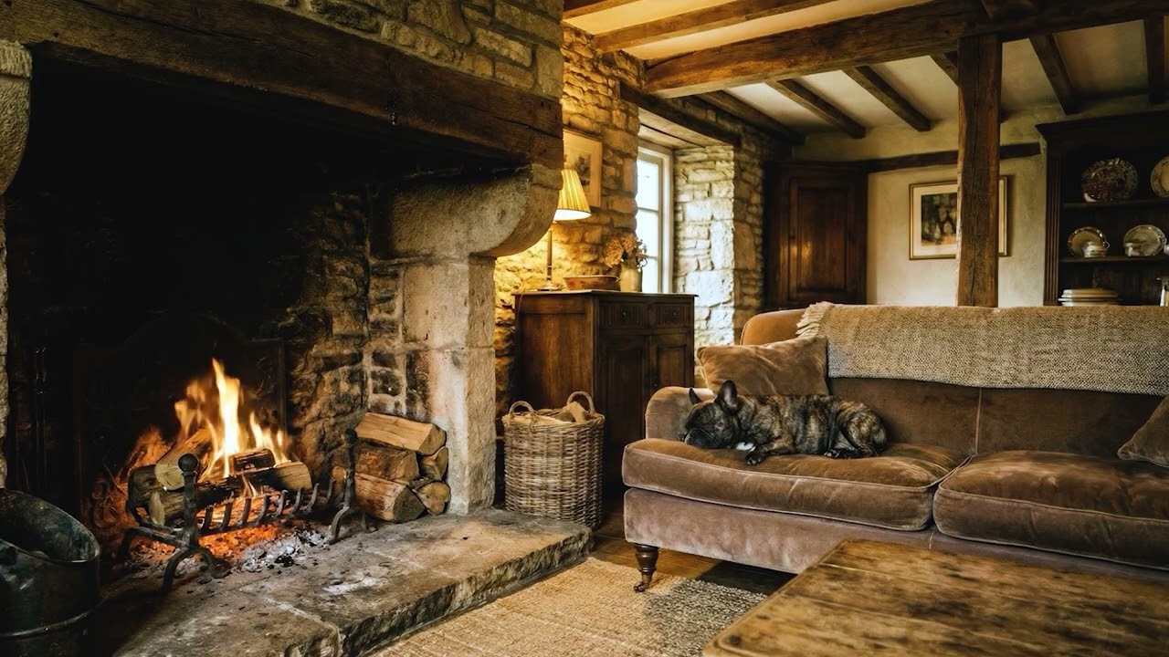 🔥Deep Sleep Fireplace ASMR: Crackling Wood Sounds in Cozy Cabin 🪵 | 8시간 꿀잠 보장 타닥타닥 모닥불 소리