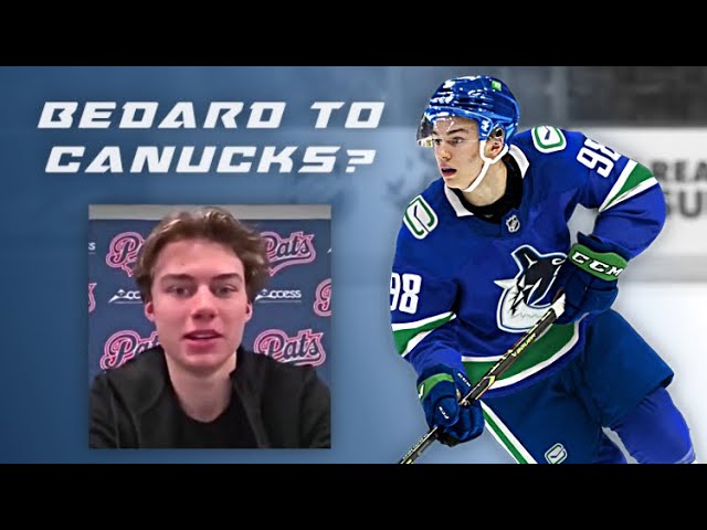 Connor Bedard Pulling A Lindros To Vancouver Canucks?!!!! 