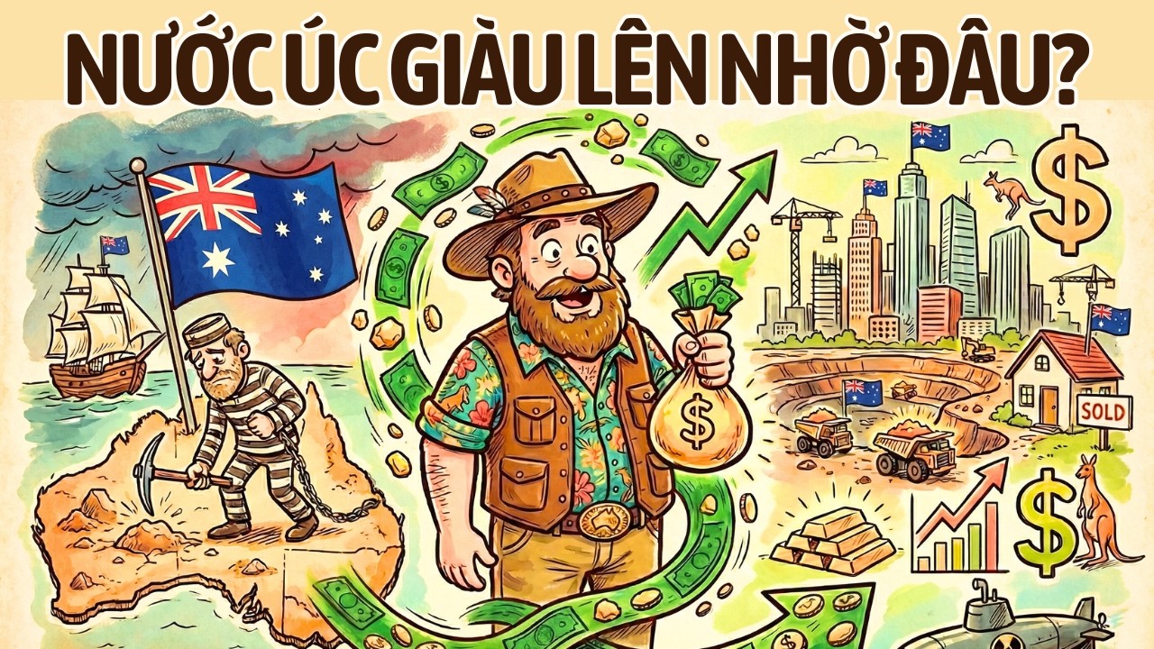 Nước Úc đã trở nên giàu có như thế nào?